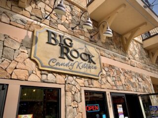 big rock candy kitchen at the island in pigeon forge