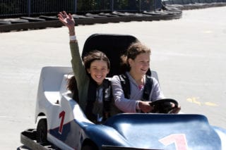 kids riding go karts in pigeon forge