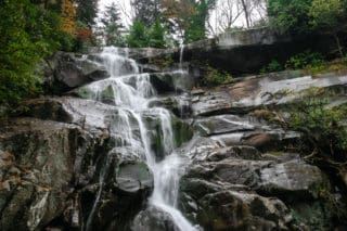 ramsey cascades waterfall in the Smoky Mountains