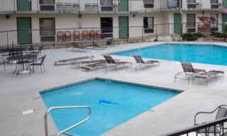 outdoor pool and balconies